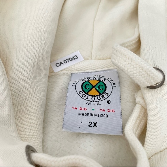 Pullover Hoodie Black Lives are Loved size M to L by Cross Colours - Picture 6 of 10